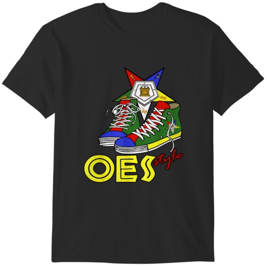 Discover OES High top Sneaker Style of the Eastern Star P T-Shirts