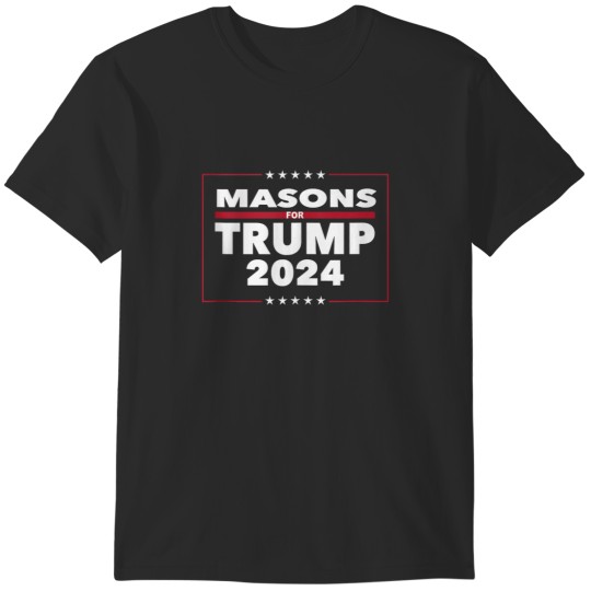 Discover Masons For Trump 2024 President Republican Masons T-Shirts