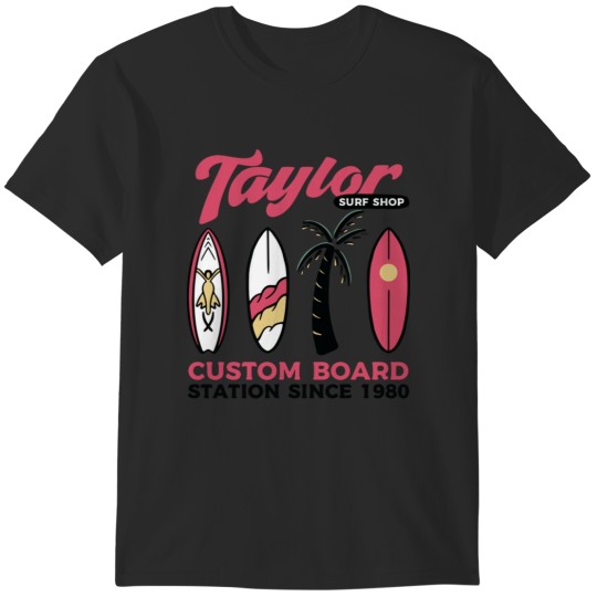 Discover Taylor Surf Shop T-Shirts