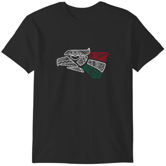 Discover Mexico Flag Mexican Eagle Aztec Style Hecho En M T-Shirts