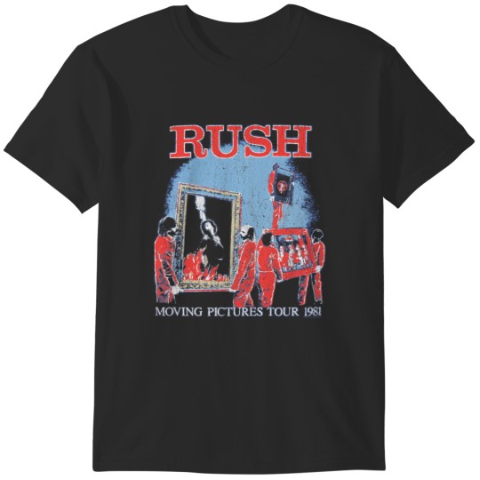 Discover Rush Band Moving Pictures Tour T-Shirt - 1990 Rock Merchandise