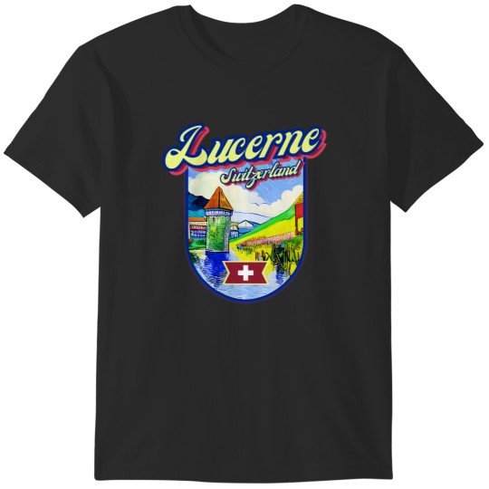 Discover Lucerne to Mount Titlis &amp_ tourist attractions, Luxury hotel Lucerne and places to visit, Day tri T-Shirts