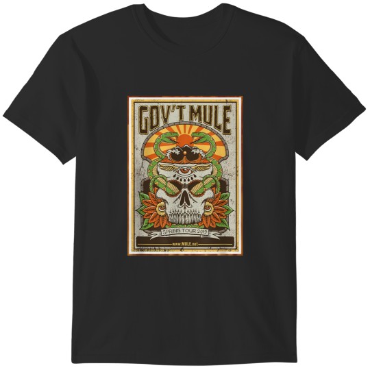 Discover govt mule arts skull poster T-Shirts