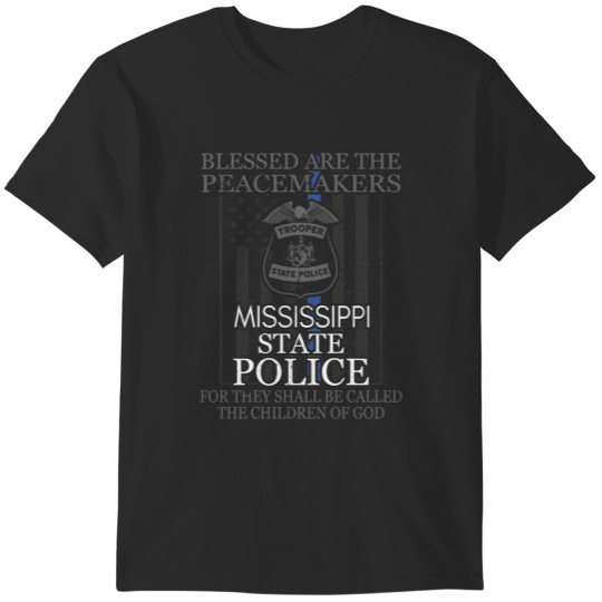 Discover Mississippi Highway Patrol Police Support Police Gift T-Shirts