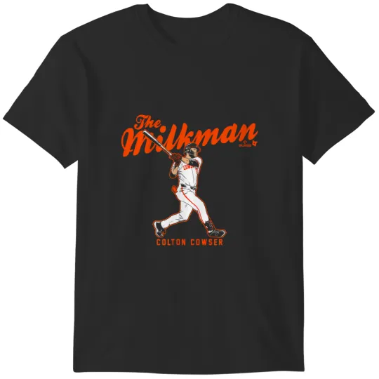 Discover colton cowser the milkman baltimore baseball T-Shirts