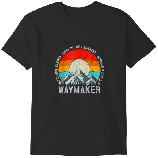 Discover Vintage Waymaker Promise Keeper Miracle Worker Christian T-Shirts