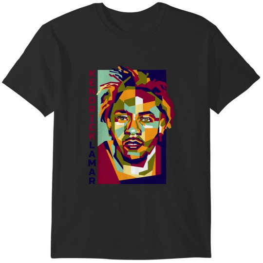 Discover Abstract Kendrick Lamar In WPAP T-Shirts