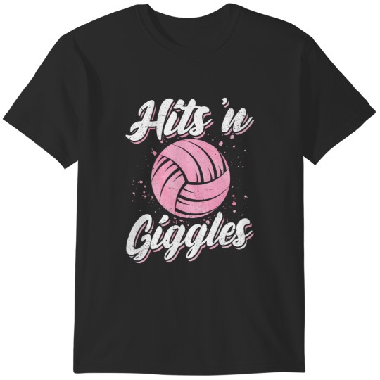 Discover hits 'n giggles volleyball player team volleyball wo T-Shirts