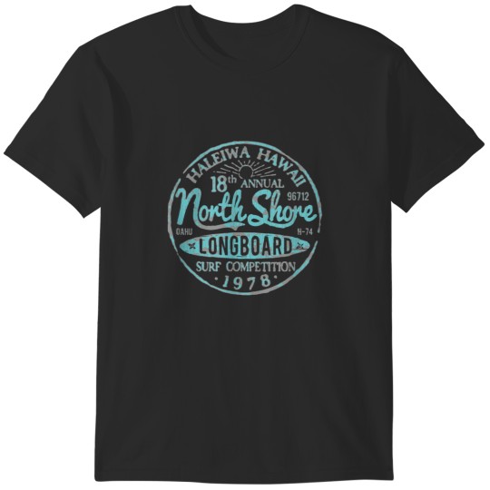 Discover North Shore Long Board Surf T-Shirts
