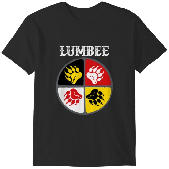 Discover Lumbee Tribe Native American Wheel T-Shirts