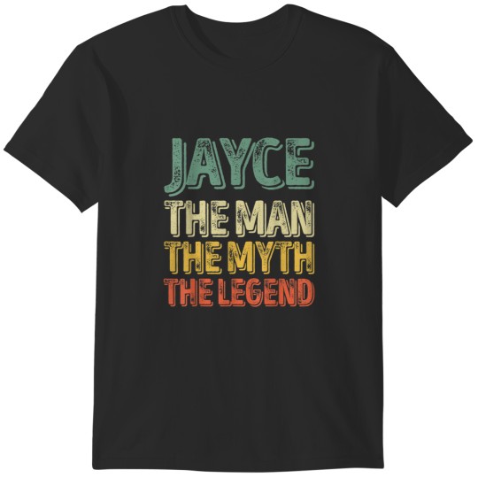 Discover Jayce The Man The Myth The Legend Shirt First Name Jayce T-Shirts