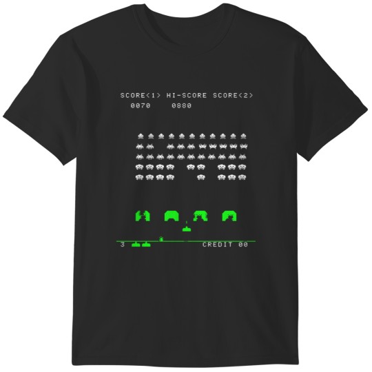 Discover Classic Space Invaders T-Shirts