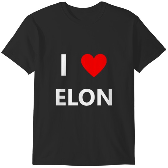Discover I Heart Love Elon Musk Fan Space Gift T-Shirts