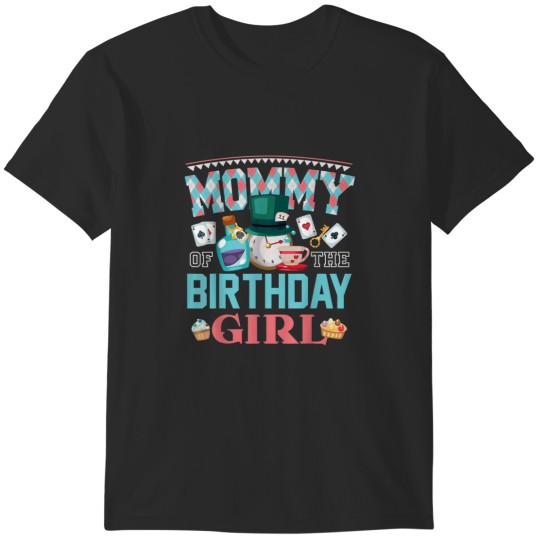Discover Mommy Of The Birthday Girl Onederland Pink Teal T-Shirts
