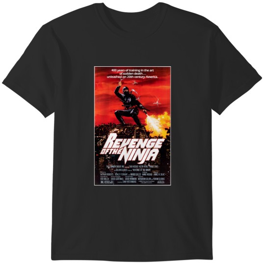 Discover Revenge of the Ninja Cannon 1983 2 T-Shirts