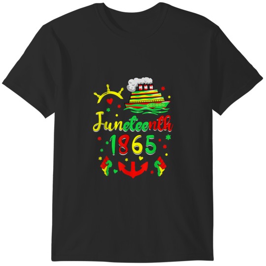 Discover Juneteenth 1865 African American Cruise Ship 2004 T-Shirts