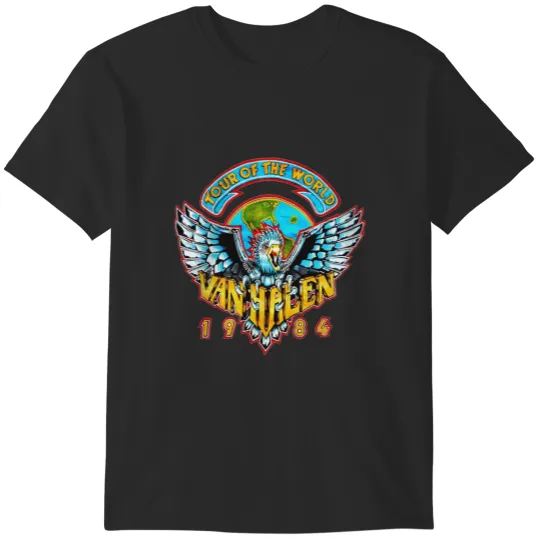 Discover VAN TOUR HALEN 1984 T-Shirts