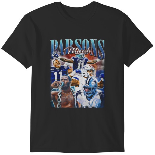 Discover Micah Parsons Football Vintage Style T-Shirts