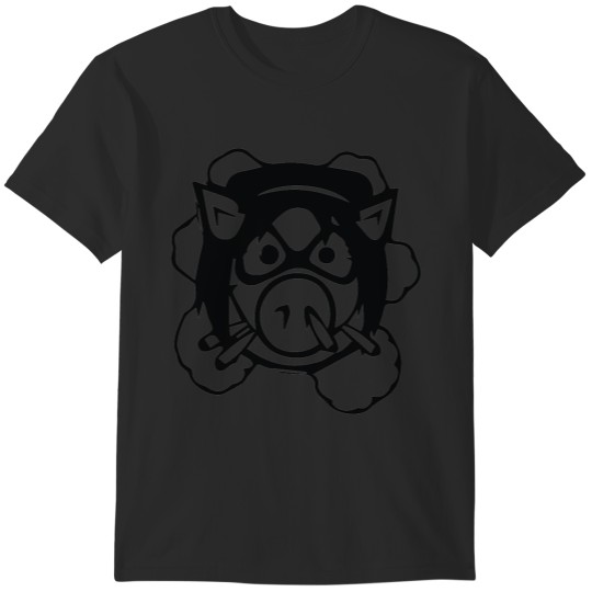 Discover pig wheels angry T-Shirts