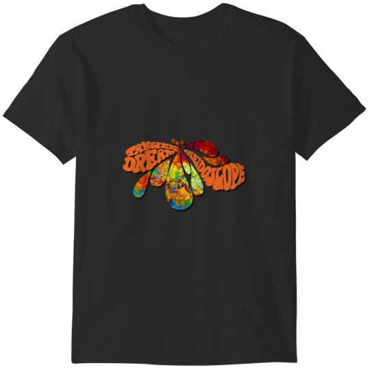 Discover Kaleidoscope Tangerine Dream Logo Band Name Psychedelic1967 Sixties T-Shirts
