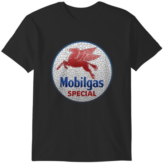 Discover vintage oil mobil gas pegasus sign T-Shirts