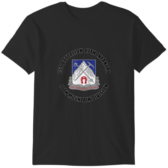 Discover 1st Battalion 87th Infantry 10th Mountain Division Gift T-Shirts