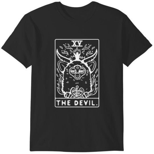 Discover The Devil Tarot Card Furby T-Shirts