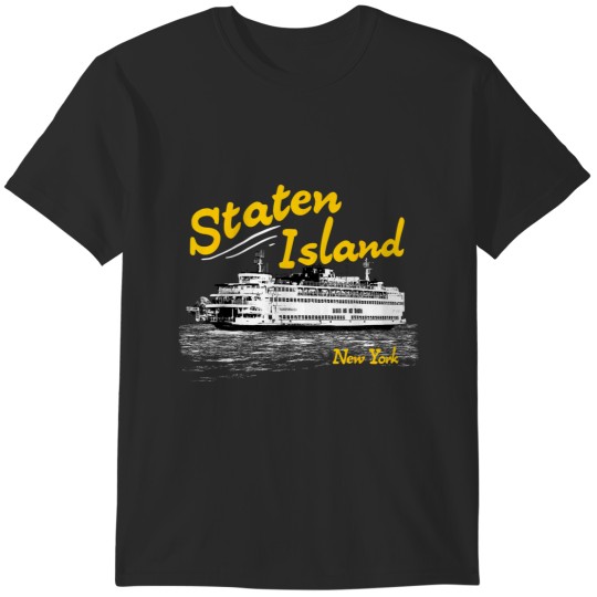 Discover Staten Island Ship Vintage Graphic T-Shirts