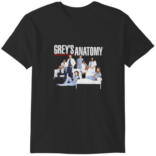 Discover Greys Anatomy Group with Logo T-Shirts