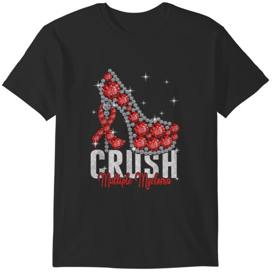 Discover Crush Multiple Myeloma Twinkle Ribbon Support T-Shirts