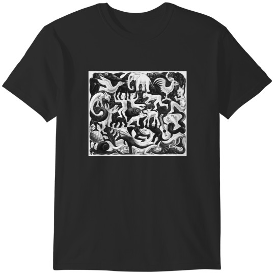 Discover mc escher animals T-Shirts