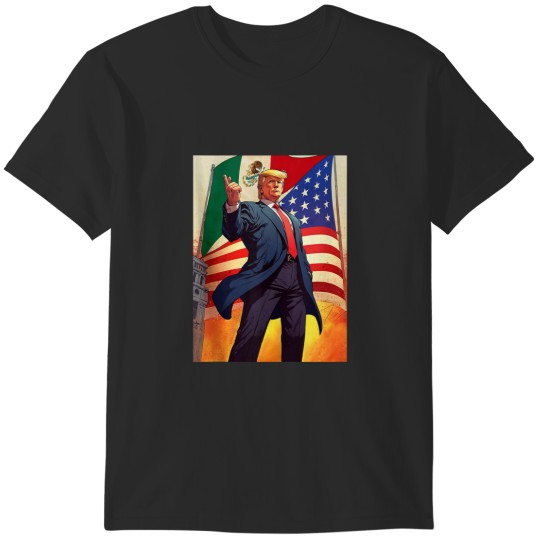 Discover Pro Trump Mexicans for Trump 2024 Flag T-shirts