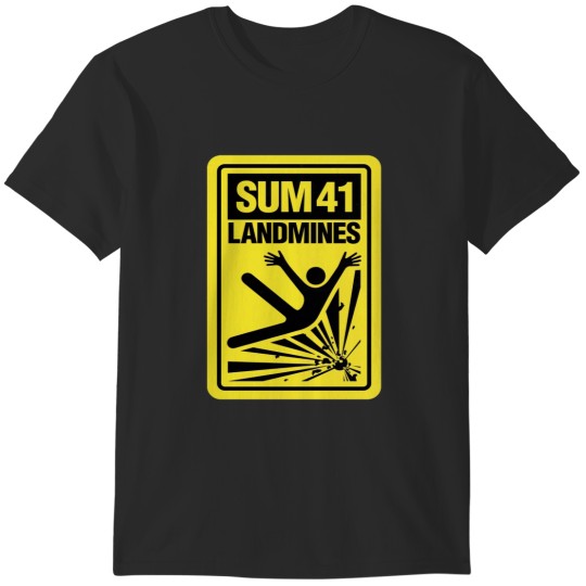 Discover Land mines are explosive devices embedded in the ground T-Shirts