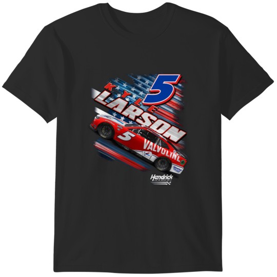Discover Kyle Larson 5 Valvoline Patriotic T-Shirts
