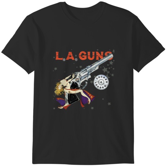 Discover Rock N Roll HardRock Sleaze Heavy Metal  Cocked E Loaded T-Shirts