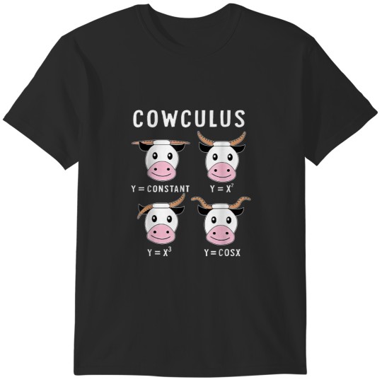 Discover Funny Math Geometry Teacher Cowculus T-Shirt