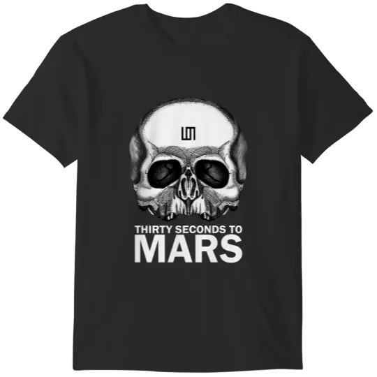 Discover 30 seconds to mars provehito in altum skull T-Shirts