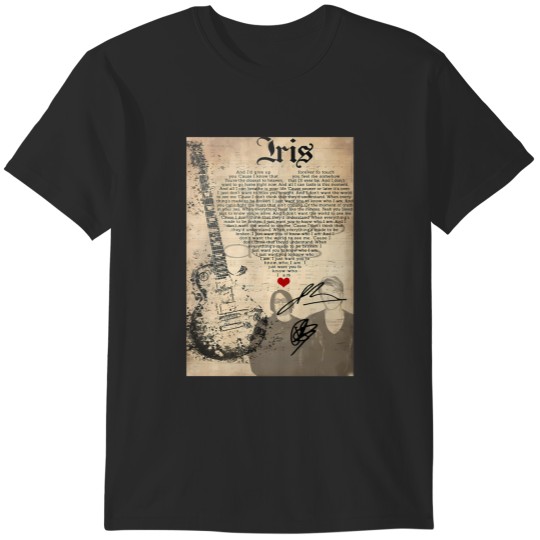 Discover Iris Lyric T-Shirts