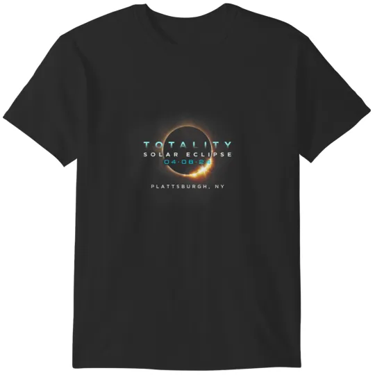 Discover  Solar Eclipse 2024 Plattsburgh NY Total T-Shirts