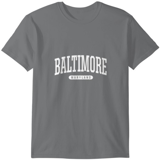 Discover Baltimore College University Style Md Usa Federal League - Baltimore T-Shirts