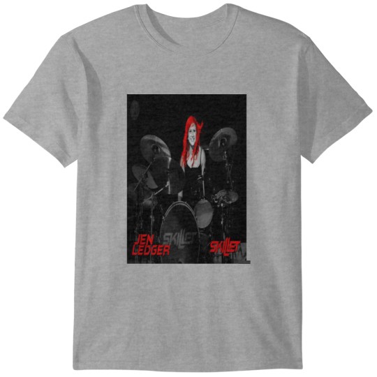 Discover Jen Ledger Skillet Logo T-Shirts