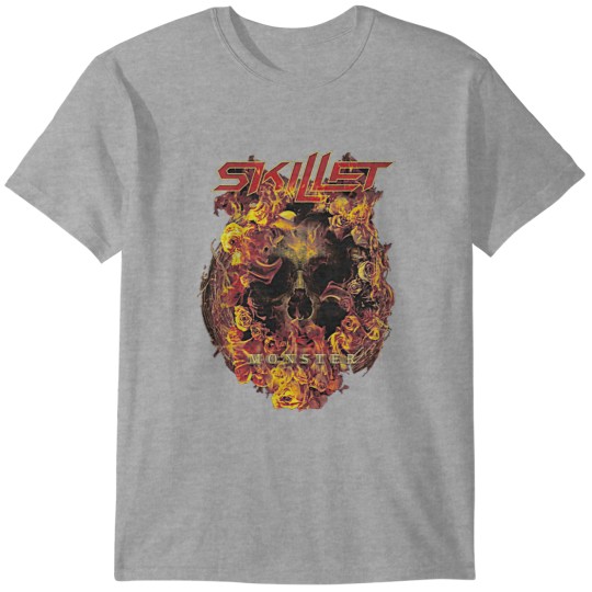 Discover Skillet Monster Skillet Logo T-Shirts