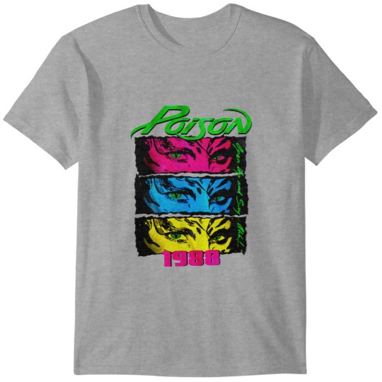 Discover 1988 Poison Poison Fangs T-Shirts