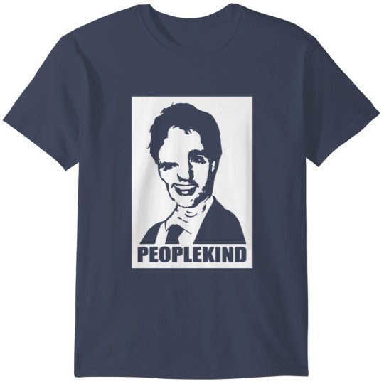 Discover Justin Trudeau 'PEOPLEKIND' (White on Black) T-Shirts