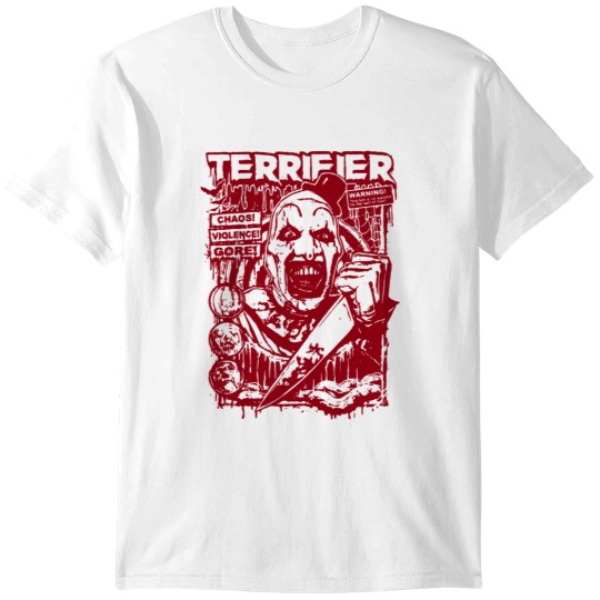 Discover Music Vintage Violence Terrifier Movie Halloween Gifts Music Fan T-Shirts