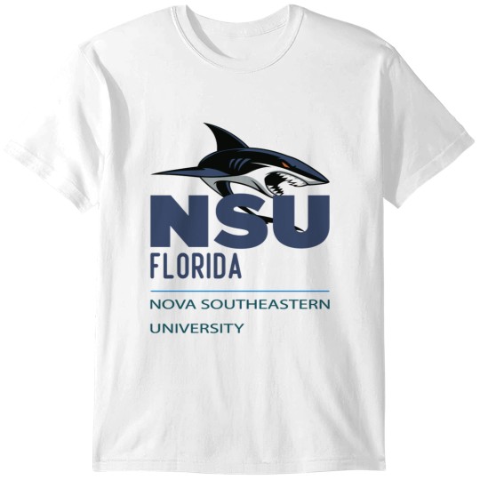 Discover Nova Southeastern University blue shark NSU T-Shirts