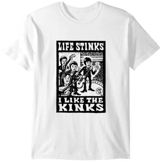 Discover Dead End Street The Kinks English Rock Band T-Shirts
