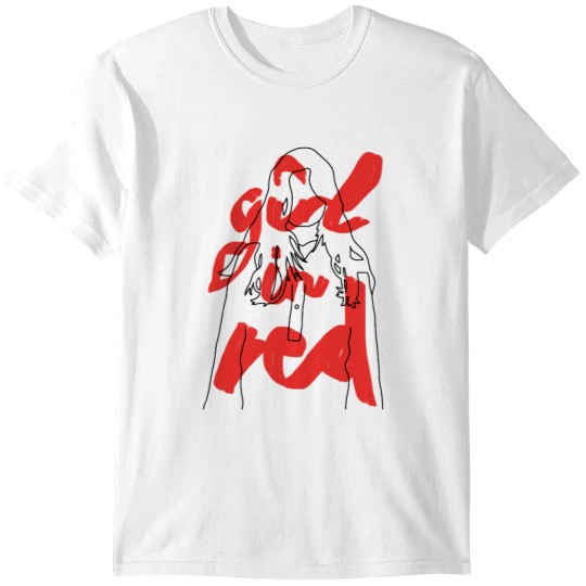 Discover girl in red T-Shirts
