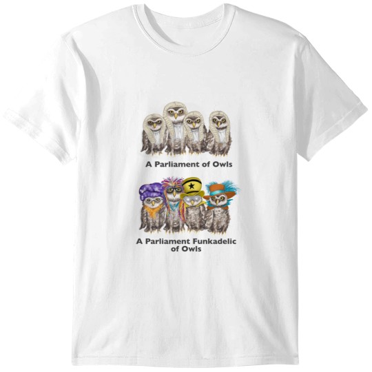 Discover A Parliament Funkadelic of Owls T-Shirts