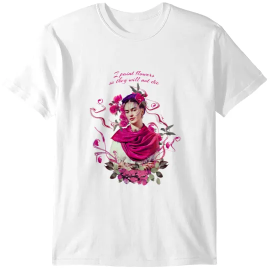 Discover FRIDA KAHLO Mexican Feminist portrait painting T-Shirts